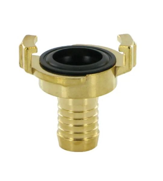 Industrie Klauenkupplung aus Messing mit 32 mm (1 1/4 Zoll) Schlauchtuelle und NBR Dichtung von sanilexo